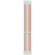 Microsonic Amazfit GTS 2E Uyumlu 42 mm Hasırlı Woven Sport Loop Pride Edition Kordon