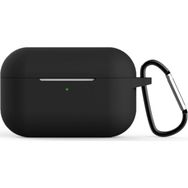 Microsonic Apple AirPods Pro Askılı Mat Silikon Siyah Kılıf