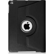 Microsonic Apple Ipad 9.7 2018 Siyah 360 Dönerli Stand Deri Kılıf