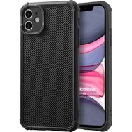 Microsonic Apple iPhone 11 Chester Carbon Koyu Yeşil Cep Telefonu Kılıfı