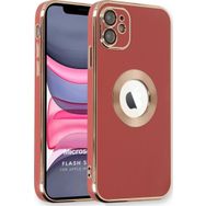 Microsonic Apple iPhone 11 Flash Stamp Kırmızı Cep Telefonu Kılıfı