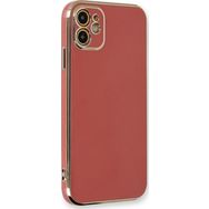 Microsonic Apple iPhone 11 Olive Plated KırmızıCep Telefonu Kılıfı