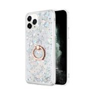 Microsonic Apple iPhone 11 Pro Glitter Liquid Holder Şeffaf Cep Telefonu Kılıfı