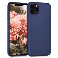 Microsonic Apple iPhone 11 Pro Max 6.5 inç Mat Lacivert Silikon Cep Telefonu Kılıfı