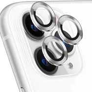 Microsonic Apple iPhone 11 Pro Max Tekli Gümüş Kamera Lens Koruma Camı