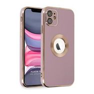 Microsonic Apple iPhone 12 Flash Stamp Pembe Cep Telefonu Kılıfı