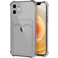 Microsonic Apple iPhone 12 Mini Card Slot Shock Siyah Cep Telefonu Kılıfı