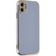 Microsonic Apple iPhone 12 Olive Plated Lavanta Grisi Kılıf