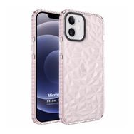 Microsonic Apple iPhone 12 Prism Hybrid Pembe Cep Telefonu Kılıfı