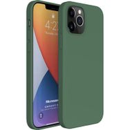 Microsonic Apple iPhone 12 Pro Groovy Soft Koyu Yeşil Cep Telefonu Kılıfı
