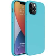 Microsonic Apple iPhone 12 Pro Groovy Soft Turkuaz Cep Telefonu Kılıfı
