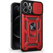 Microsonic Apple iPhone 12 Pro Impact Resistant Kırmızı Cep Telefonu Kılıfı