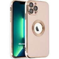 Microsonic Apple iPhone 12 Pro Max Flash Stamp Rose Gold Cep Telefonu Kılıfı