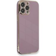 Microsonic Apple iPhone 12 Pro Max Olive Plated Lila Kılıf