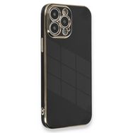 Microsonic Apple iPhone 12 Pro Max Olive Plated Siyah Kılıf