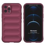 Microsonic Apple iPhone 12 Pro Max Oslo Prime Bordo Cep Telefonu Kılıfı