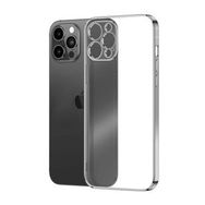 Microsonic Apple iPhone 12 Pro Max Square Matte Plating Gümüş Cep Telefonu Kılıfı
