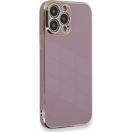 Microsonic Apple iPhone 12 Pro Olive Plated Lila Kılıf