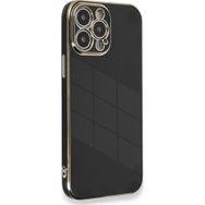 Microsonic Apple iPhone 12 Pro Olive Plated Siyah Kılıf