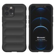 Microsonic Apple iPhone 12 Pro Oslo Prime Siyah Cep Telefonu Kılıfı