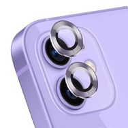 Microsonic Apple iPhone 12 Uyumlu Tekli Kamera Lens Lila Koruma Camı