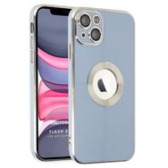 Microsonic Apple iPhone 13 Flash Stamp Mavi Cep Telefonu Kılıfı