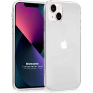 Microsonic Apple iPhone 13 Mini Transparent Soft Beyaz Cep Telefonu Kılıfı