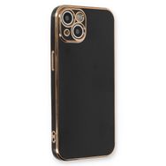 Microsonic Apple iPhone 13 Olive Plated Siyah Cep Telefonu Kılıfı
