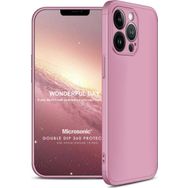 Microsonic Apple iPhone 13 Pro Double Dip 360 Protective Rose Gold Cep Telefonu Kılıfı