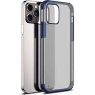 Microsonic Apple iPhone 13 Pro Frosted Frame Lacivert Cep Telefonu Kılıfı