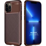 Microsonic Apple iPhone 13 Pro Legion Series Kahverengi Cep Telefonu Kılıfı