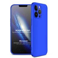 Microsonic Apple iPhone 13 Pro Max Double Dip 360 Protective Mavi Cep Telefonu Kılıfı