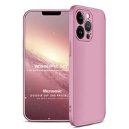 Microsonic Apple iPhone 13 Pro Max Double Dip 360 Protective Rose Gold Cep Telefonu Kılıfı