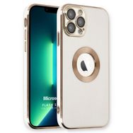 Microsonic Apple iPhone 13 Pro Max Flash Stamp Beyaz Cep Telefonu Kılıfı