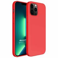 Microsonic Apple iPhone 13 Pro Max Groovy Soft Kırmızı Cep Telefonu Kılıfı