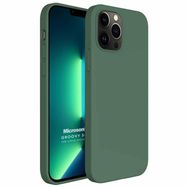 Microsonic Apple iPhone 13 Pro Max Groovy Soft Koyu Yeşil Cep Telefonu Kılıfı