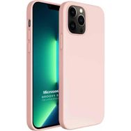 Microsonic Apple iPhone 13 Pro Max Groovy Soft Rose Gold Cep Telefonu Kılıfı