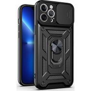 Microsonic Apple iPhone 13 Pro Max Impact Resistant Siyah Cep Telefonu Kılıfı