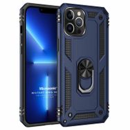 Microsonic Apple iPhone 13 Pro Max Military Ring Holder Gri Cep Telefonu Kılıfı