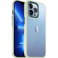 Microsonic Apple iPhone 13 Pro Max Shadow Planet Açık Yeşil Cep Telefonu Kılıfı