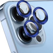 Microsonic Apple iPhone 13 Pro Max Tekli Lacivert Kamera Lens Koruma Camı