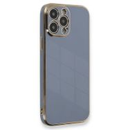 Microsonic Apple iPhone 13 Pro Olive Plated Lavanta Grisi Cep Telefonu Kılıfı