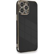 Microsonic Apple iPhone 13 Pro Olive Plated Siyah Cep Telefonu Kılıfı