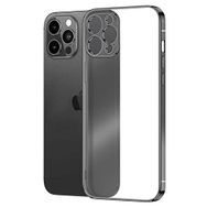 Microsonic Apple iPhone 13 Pro Square Matte Plating Siyah Cep Telefonu Kılıfı