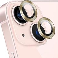 Microsonic Apple iPhone 13 Tekli Gold Kamera Lens Koruma Camı