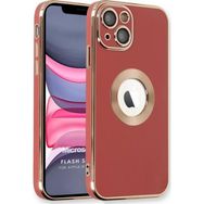 Microsonic Apple iPhone 14 Flash Stamp Kırmızı Cep Telefonu Kılıfı