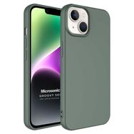 Microsonic Apple iPhone 14 Groovy Soft Koyu Yeşil Cep Telefonu Kılıfı