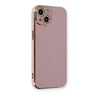 Microsonic Apple iPhone 14 Olive Plated Lila Cep Telefonu Kılıfı