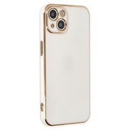 Microsonic Apple iPhone 14 Plus Olive Plated Beyaz Cep Telefonu Kılıfı
