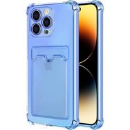 Microsonic Apple iPhone 14 Pro Card Slot Shock Mavi Cep Telefonu Kılıfı